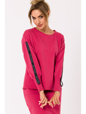 Made of Emotion Made of Emotion Bluza M727 Pomarańczowy Premium Fit