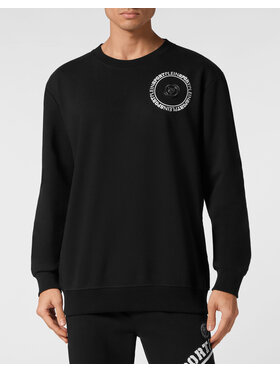 Plein Sport Plein Sport Longsleeve 14219 Czarny Regular Fit