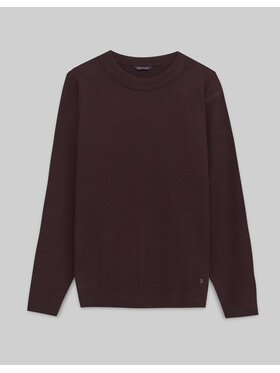 Borgio Borgio Sweter dugenta_br Brązowy Classic Fit