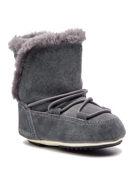 Moon Boot Moon Boot Śniegowce Crib Suede 34010300002 Szary