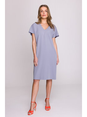 Stylove Stylove Sukienka letnia S392 Szary Premium Fit