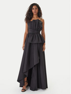 Fracomina Fracomina Abendkleid FQ26SD3010W83101 Schwarz Regular Fit