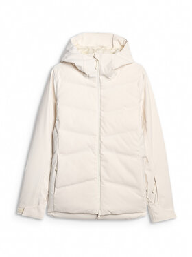 4F 4F Kurtka narciarska SKIWEAR Kremowy Regular Fit