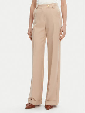 Maryley Maryley Hlače iz tkanine 25EB537/M26/43PG Bež Regular Fit