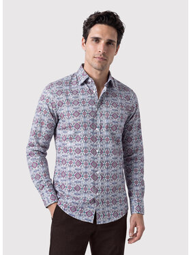 Pako Lorente Pako Lorente Koszula P26WF-1X-008 Bordowy Slim Fit