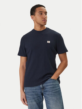 Calvin Klein Jeans Calvin Klein Jeans T-Shirt Waffle Badge LV04RD008G Granatowy Regular Fit