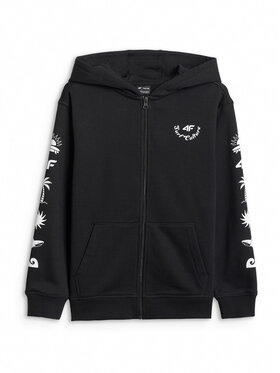 4F 4F Bluza SKATE & RIDE Czarny Loose Fit