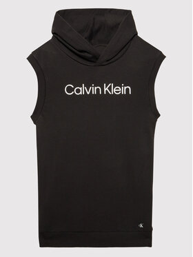 Calvin Klein Jeans Calvin Klein Jeans Rochie de zi Institutional Logo IG0IG01421 Negru Relaxed Fit