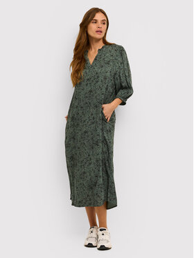 Kaffe Kaffe Sukienka codzienna Connor 10506640 Zielony Relaxed Fit