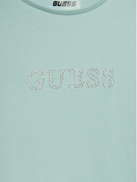 Guess T-shirt J4RI49 J1314 Zelena Regular Fit