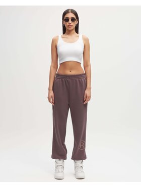 Misaga Misaga Spodnie dresowe SWEATPANTS PLUM Fioletowy Relaxed Fit