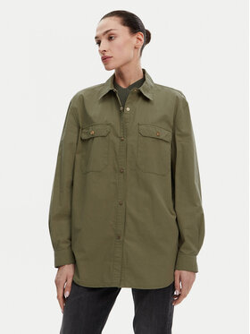 Gaudi Gaudi Camicia 511BD45026 Verde Regular Fit