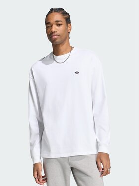 adidas adidas Longsleeve 165312 Biały Loose Fit