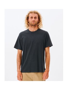 Rip Curl Rip Curl T-Shirt Plain Wash Tee Czarny Relaxed Fit