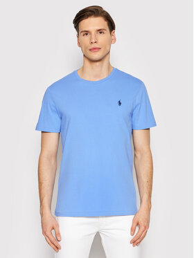 Polo Ralph Lauren Polo Ralph Lauren T-Shirt 710671438230 Modrá Custom Slim Fit