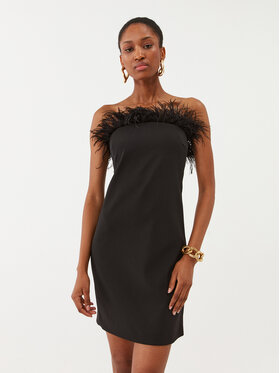 Patrizia Pepe Patrizia Pepe Коктейльна сукня 8A1227/A6F5-K103 Чорний Slim Fit