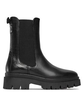 Tamaris Tamaris Kotníková obuv s elastickým prvkem 1-25992-41 Černá