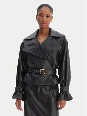 HUGO HUGO Prijelazna jakna Lanitte 50560068 Crna Relaxed Fit