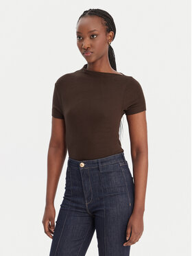 Guess Guess Blusa W6RP16 KD012 Marrone Regular Fit