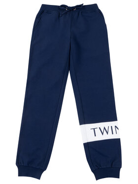 TWINSET TWINSET Spodnie dresowe 201GJ2374 D Granatowy Regular Fit