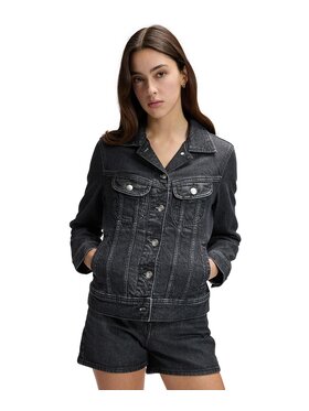 Lee Lee Kurtka jeansowa 112376957 Szary Regular Fit