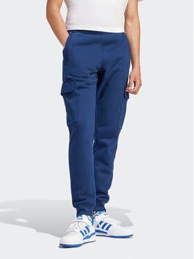 adidas adidas Pantalon jogging adicolor Trefoil IP2757 Bleu marine Slim Fit