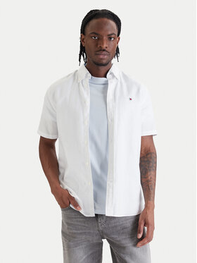 Tommy Hilfiger Tommy Hilfiger Риза MW0MW42450 Бял Regular Fit