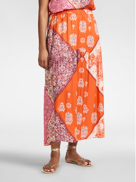 Elena Mirò Elena Mirò Gonna maxi 1027Z000072N001 Arancione A-Line Fit