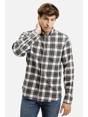Cross Jeans Cross Jeans Koszula 35614-306 Biały Regular Fit