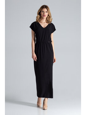 FIGL FIGL Sukienka koktajlowa M668 Czarny Regular Fit
