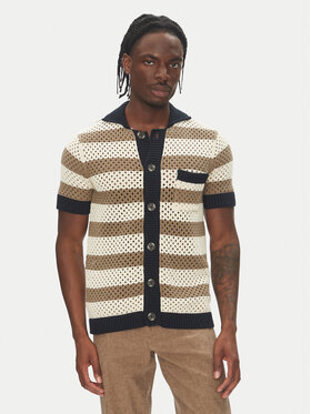 Lindbergh Lindbergh Cardigan 30-804112 Bej Relaxed Fit