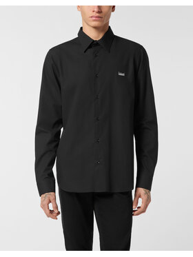 PHILIPP PLEIN PHILIPP PLEIN Koszula 27045 Czarny Fitted Fit