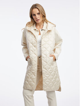 Orsay Orsay Bezrękawnik 808008037000__40 Beżowy Regular Fit