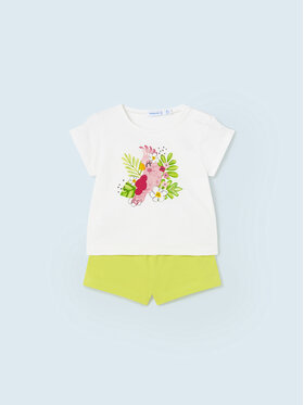 Mayoral Mayoral Set majica i hlače 1276 Šarena Regular Fit