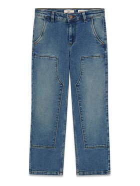 Guess Kids Guess Kids Kalhoty z materiálu 181434 Modrá Regular Fit