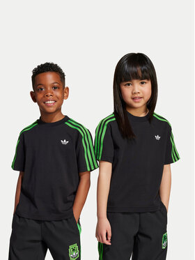 adidas adidas Marškinėliai Minecraft JW5330 Juoda Loose Fit