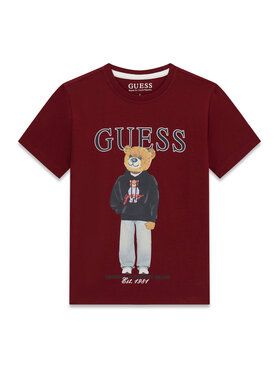 Guess Guess Marškinėliai L6YI19 K3750 Vyšninė Regular Fit