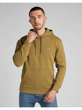 Lee Lee Felpa PLAIN HOODIE Marrone Regular Fit