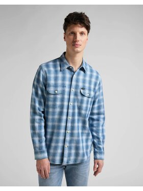Lee Lee Camicia WORKER SHIRT Blu Regular Fit