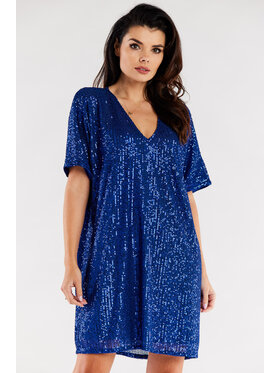 Awama Awama Abito da sera A566 Blu Basic Fit