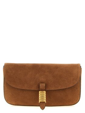 PINKO PINKO Torebka Brown Cowhide Shoulder Beżowy