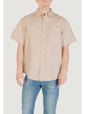 Calvin Klein Jeans Calvin Klein Jeans Camicia LINEN COTTON S/S Beige To Fit