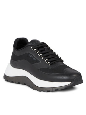 Calvin Klein Calvin Klein Сникърси 2 Piece Sole Runner Lace Up HW0HW01640 Черен