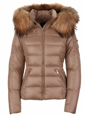 ROCKANDBLUE ROCKANDBLUE Vatovaná bunda RITA Hnědá Slim Fit