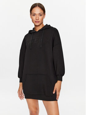 Guess Guess Kleid für den Alltag V3BQ14 K7UW2 Schwarz Regular Fit