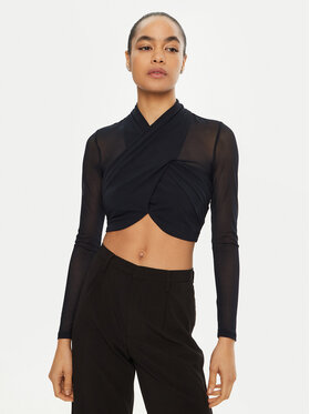 BARDOT BARDOT Blúz 55001TB2 Sötétkék Slim Fit