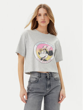 ONLY ONLY Tricou Mickey Minnie 15348126 Gri Regular Fit