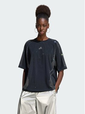 adidas adidas T-Shirt 162192 Czarny Oversize