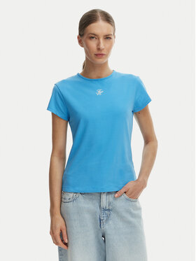 Tommy Hilfiger Tommy Hilfiger T-shirt WW0WW48710 Blu Slim Fit