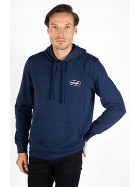 Wrangler Wrangler Bluza Hoodie Niebieski Hoodie Fit